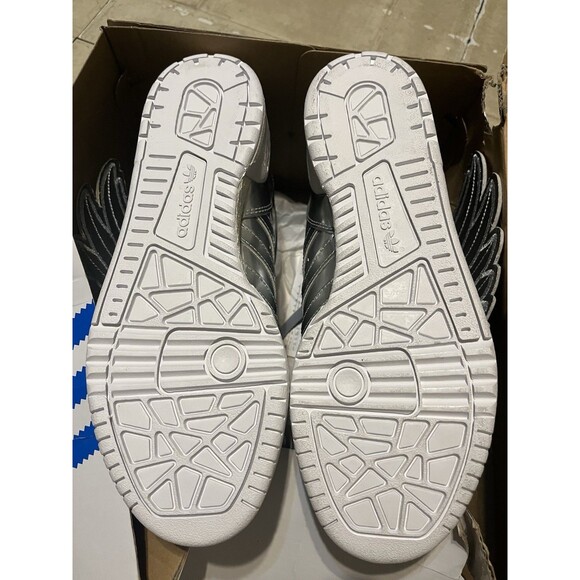 Authentic Adidas Jeremy Scott Metallic silver wings size 8.5 with box main image 4